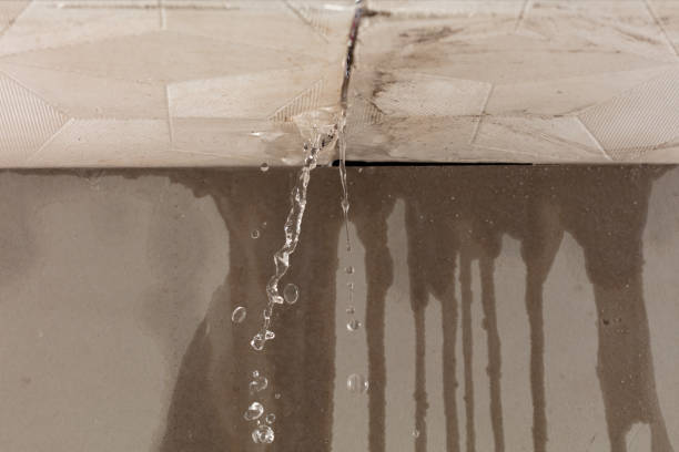 Professional Burst Pipe Cleanup technician working in Fairfield, NC